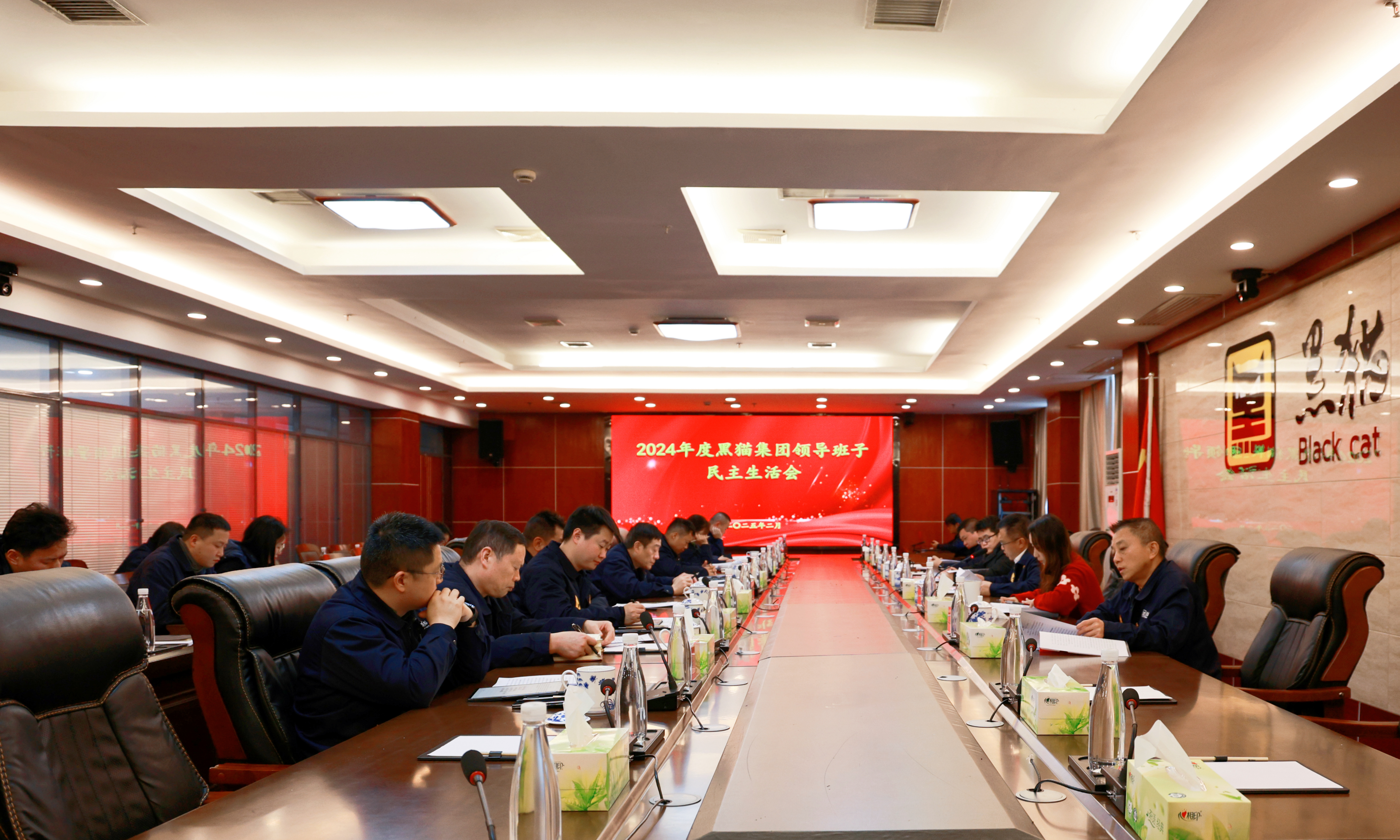黑貓集團(tuán)黨委領(lǐng)導(dǎo)班子召開2024年度民主生活會(huì)